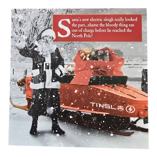 Open XmasSanta on a electric sleigh