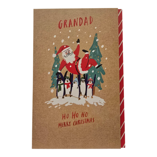Counter Card Standard Xmas Grandfather