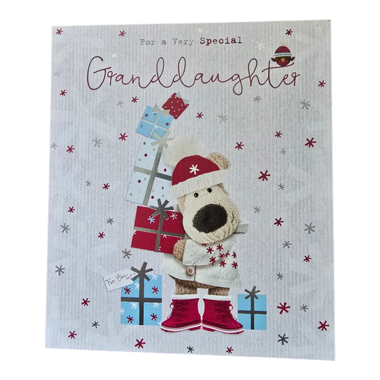 Counter Card Standard Xmas Granddaughter