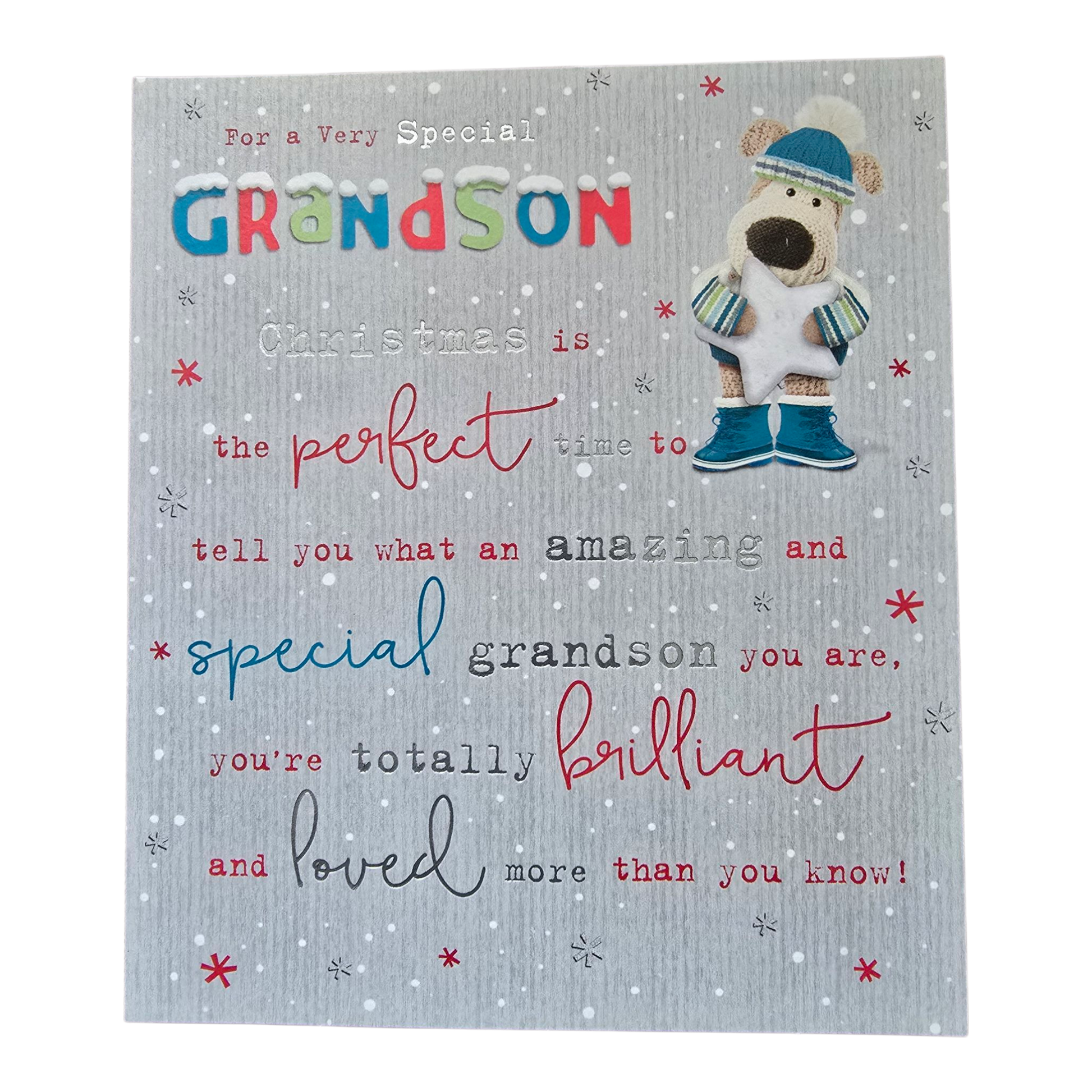 Counter Card Standard Xmas Grandson