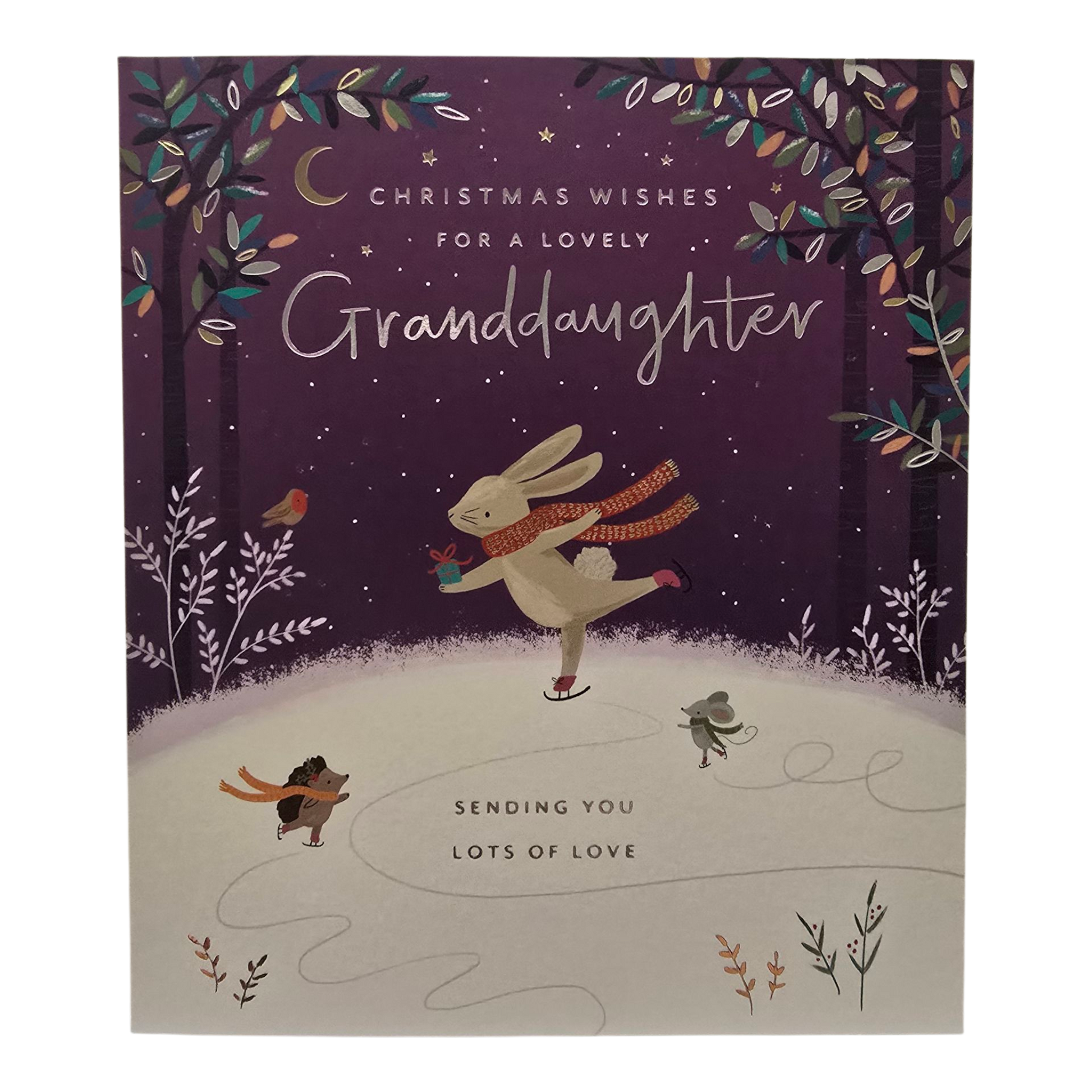 Counter Card Standard Xmas Granddaughter