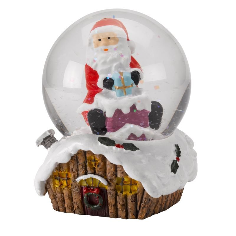 6cm Christmas Cabin SnowSphere, Mixed Case