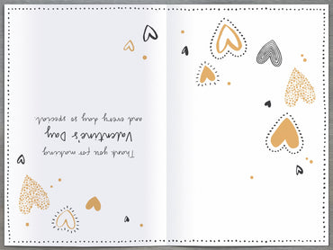 Standard Greeting Card Valentine Husband  Range: Carlton Core Line