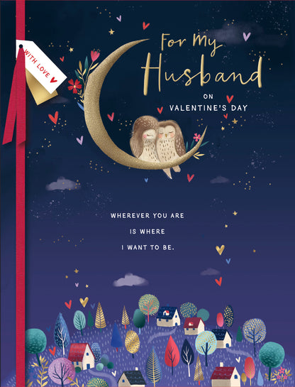 Hand Finished Greeting Cards Husband  Gibson Core Line