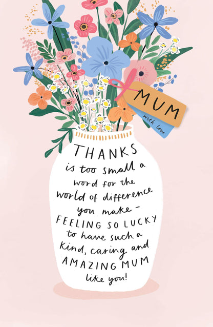Hand Finished Greeting Cards Mum  Gibson Core Line