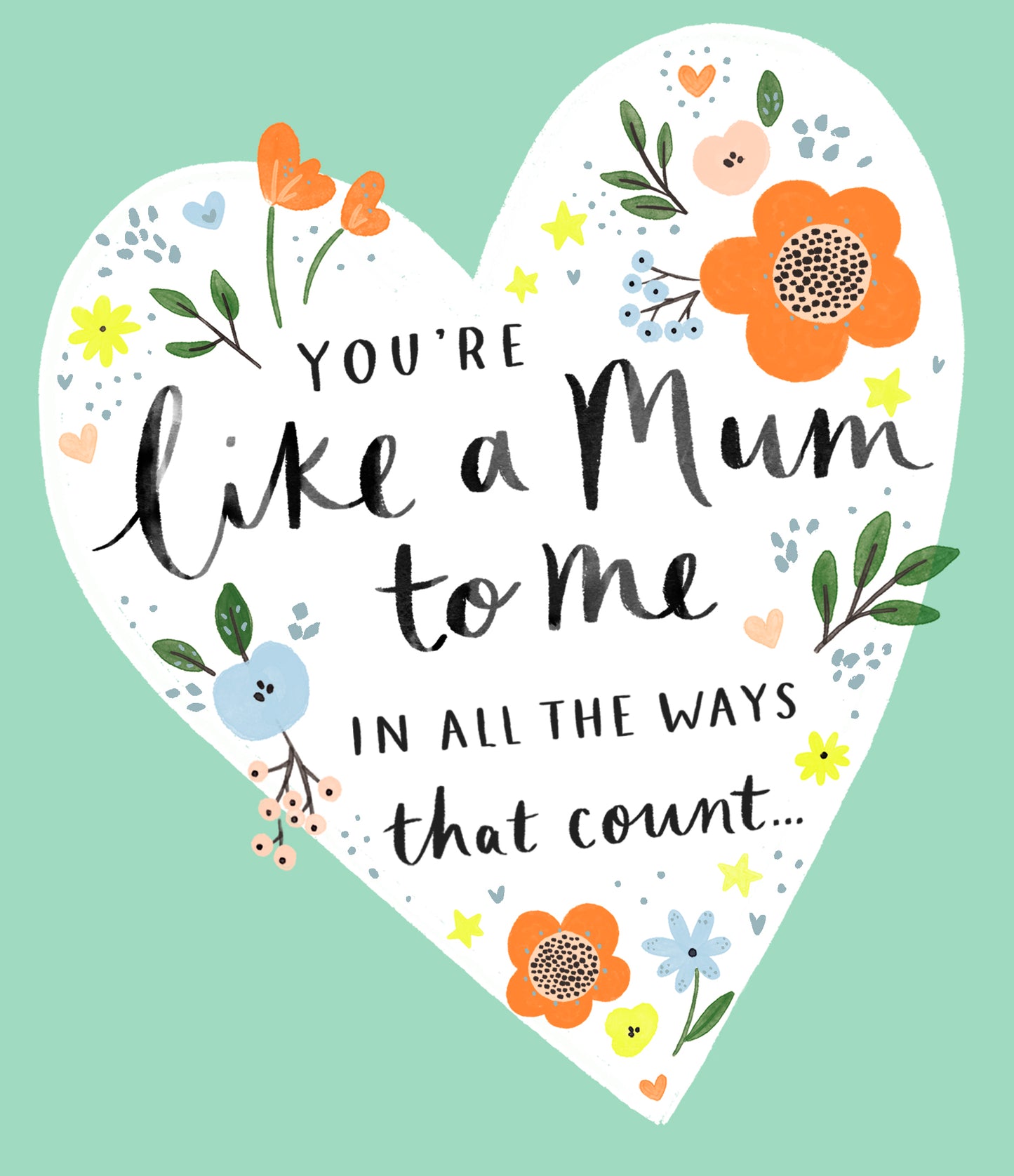 Standard Greeting Cards Like A Mum  Carlton Core Line
