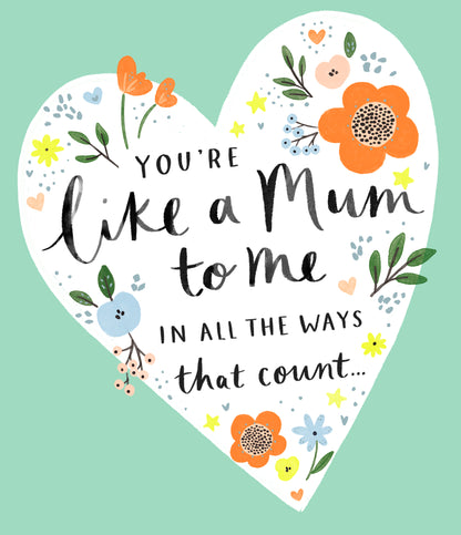 Standard Greeting Cards Like A Mum  Carlton Core Line