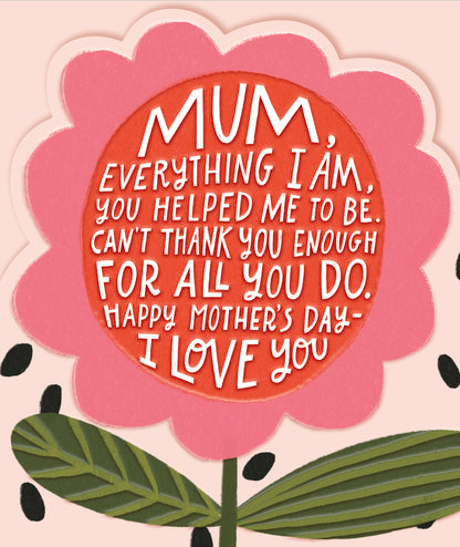 Standard Greeting Cards Mum  Carlton Core Line