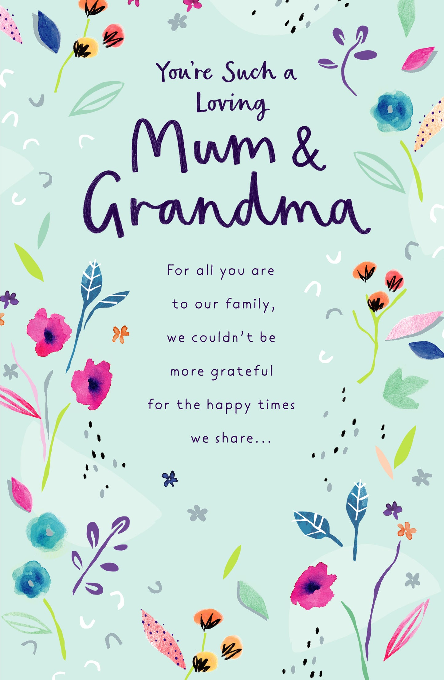 Standard Greeting Cards Mum and Grandma Gibson Core Line