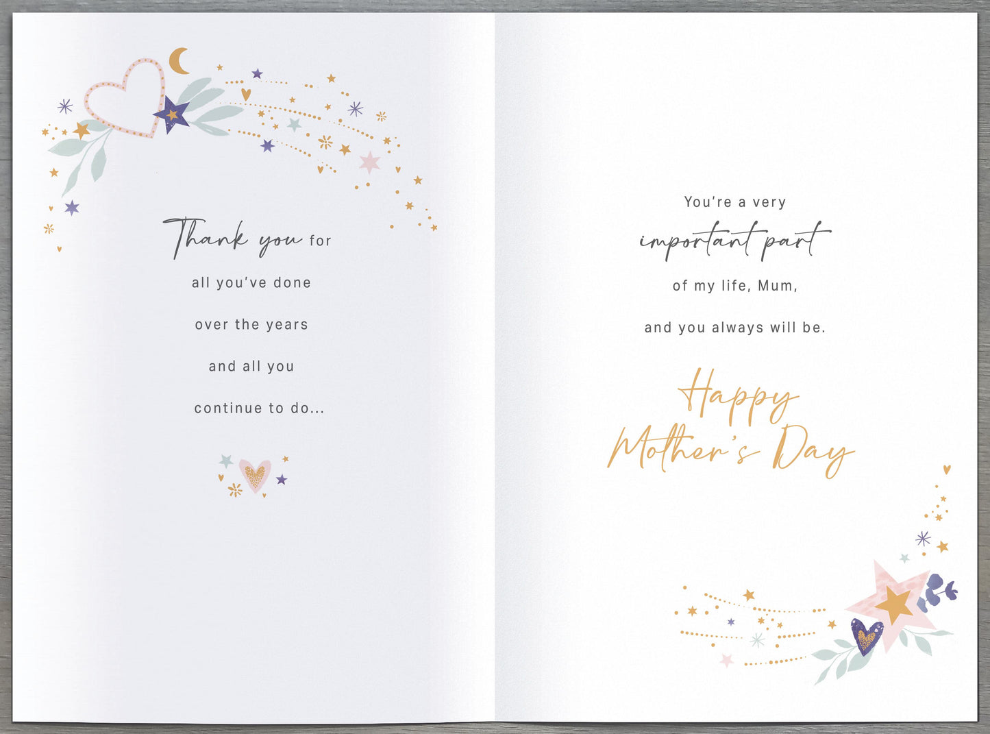 Hand Finished Greeting Cards Mum  Daydreams