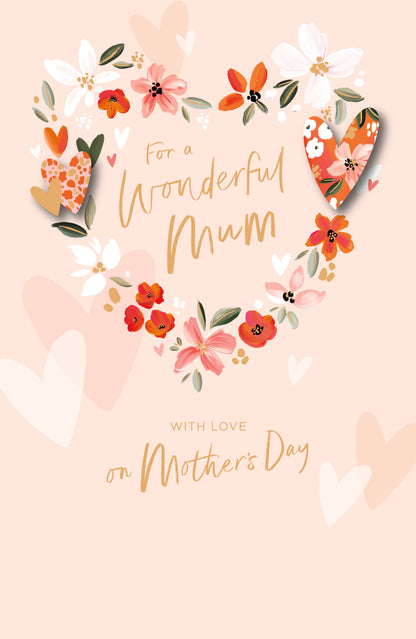 Hand Finished Greeting Cards Mum  Gibson Core Line