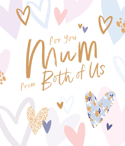 Standard Greeting Cards Mum From Both  Carlton Core Line
