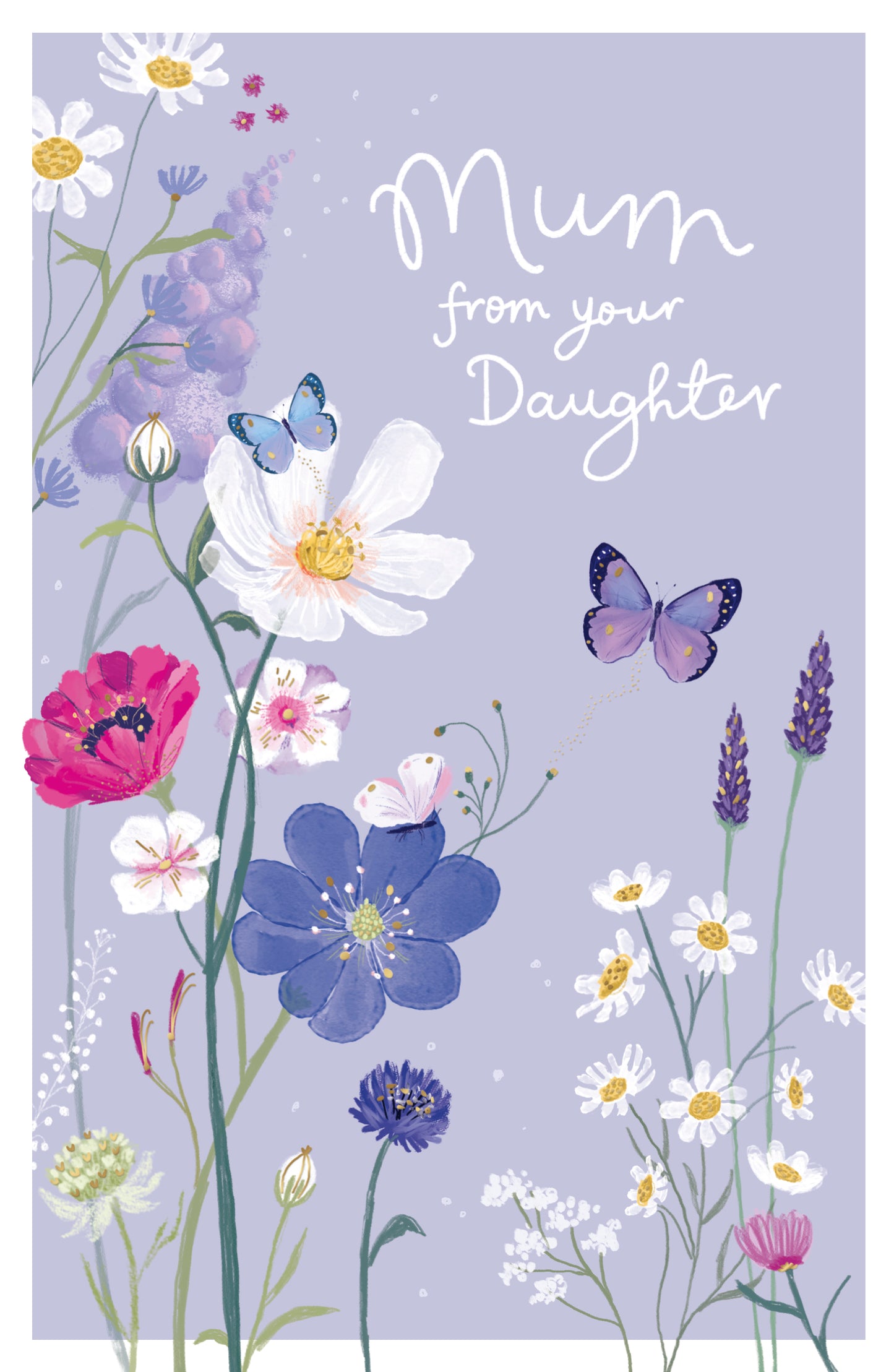 Standard Greeting Cards Mum From Daughter  Gibson Core Line
