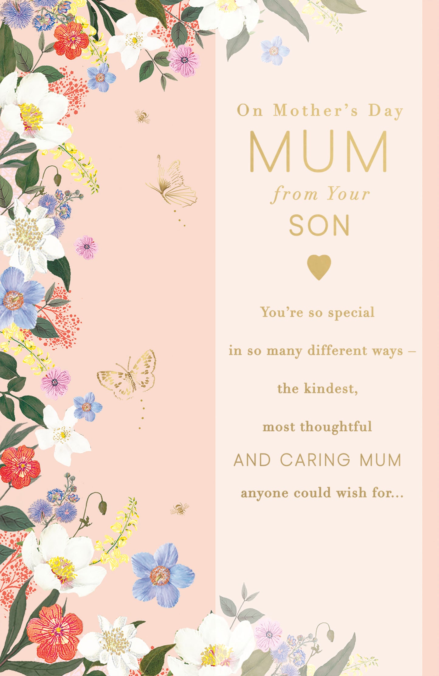 Hand Finished Greeting Cards Mum From Son  Royal Horticultural Society