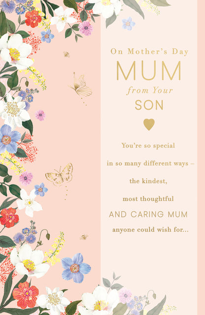 Hand Finished Greeting Cards Mum From Son  Royal Horticultural Society