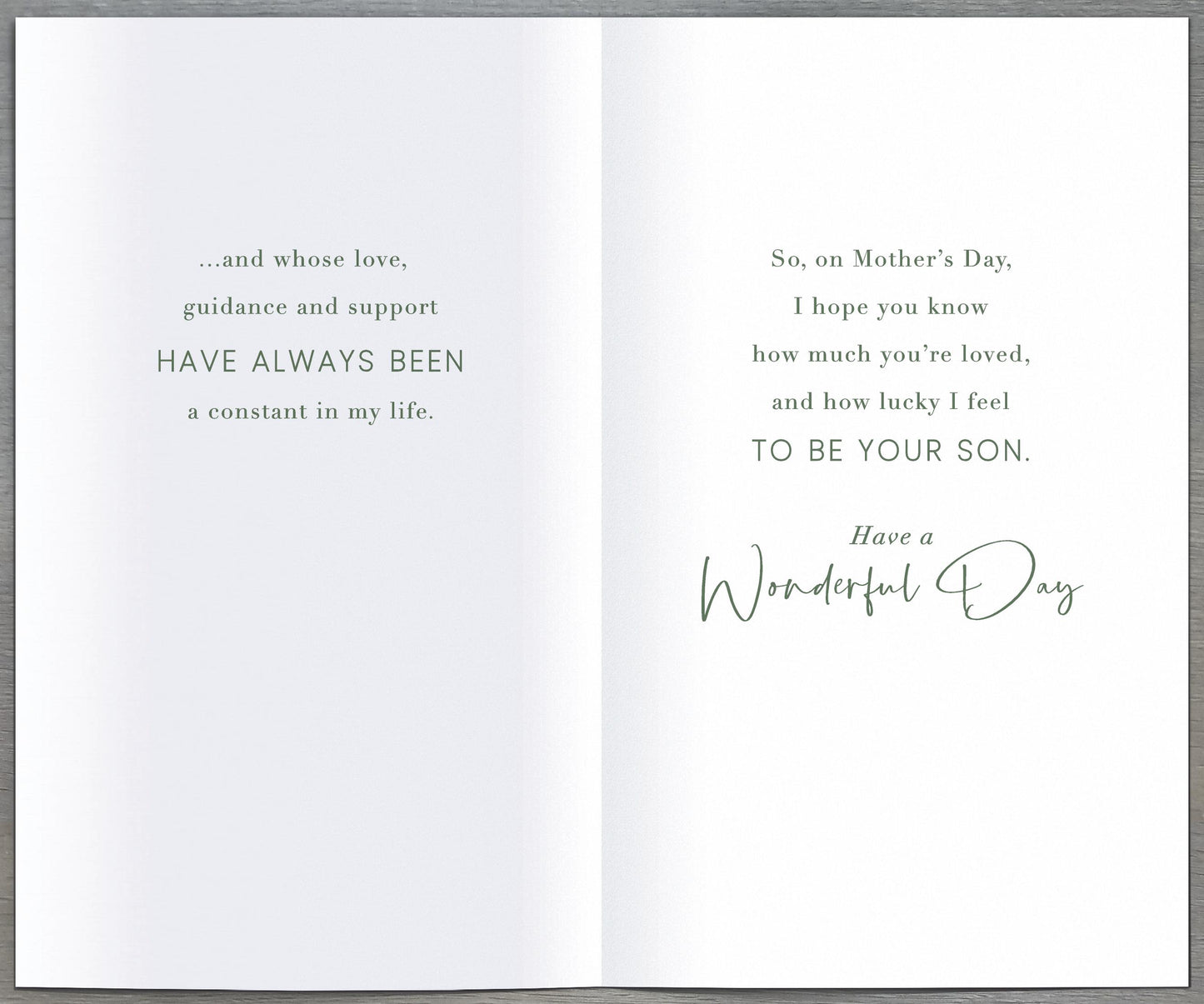 Hand Finished Greeting Cards Mum From Son  Royal Horticultural Society