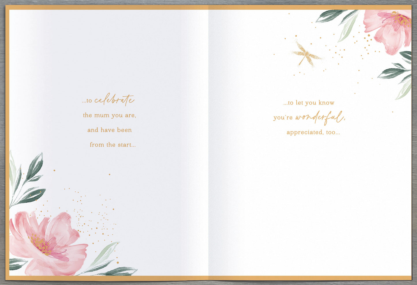 Hand Finished Greeting Cards Mum  Gibson Core Line