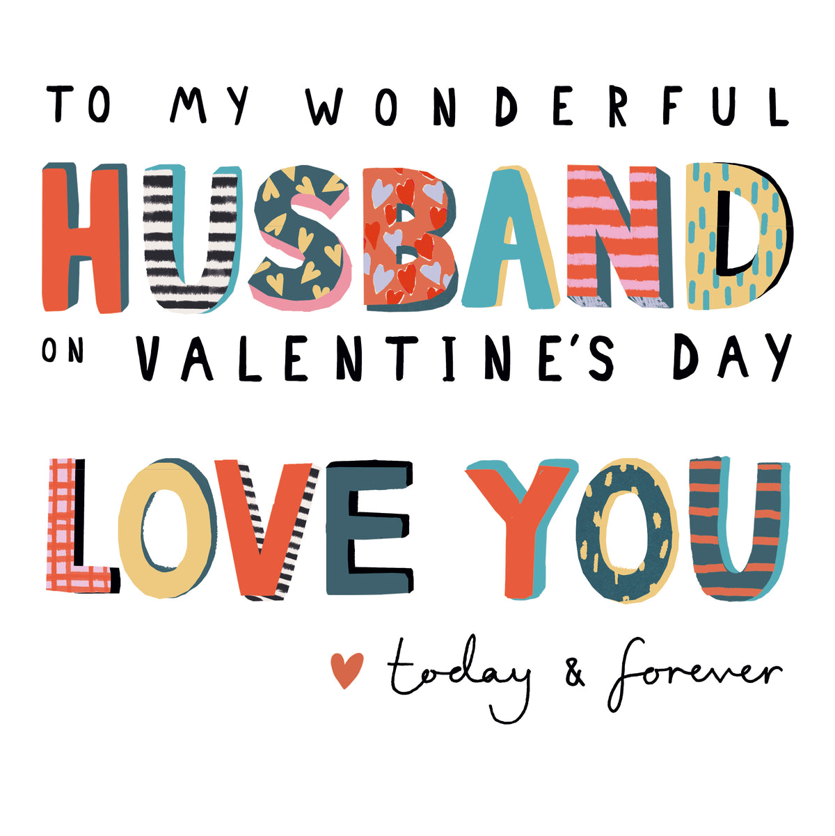 Hand Finished Greeting Cards Husband  Kindred Stop The Clock