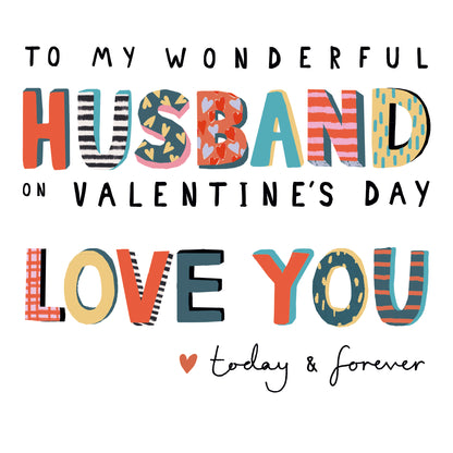 Hand Finished Greeting Cards Husband  Kindred Stop The Clock