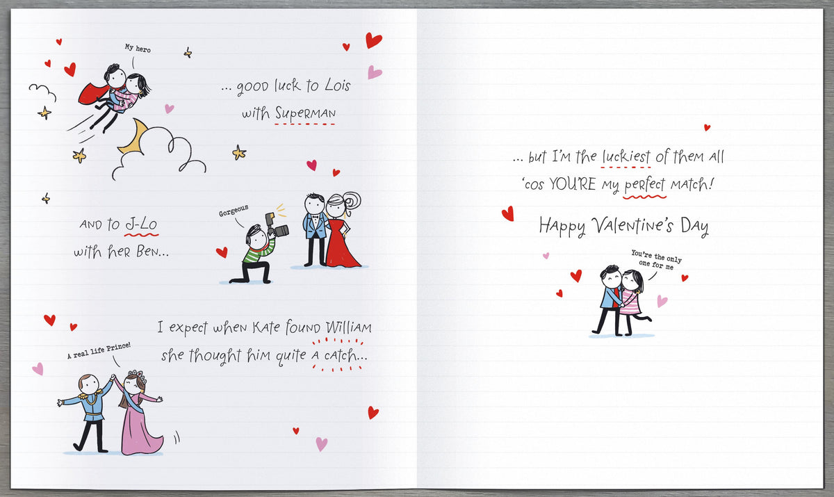 Hand Finished Greeting Cards Husband Cute Oodles of Doodles