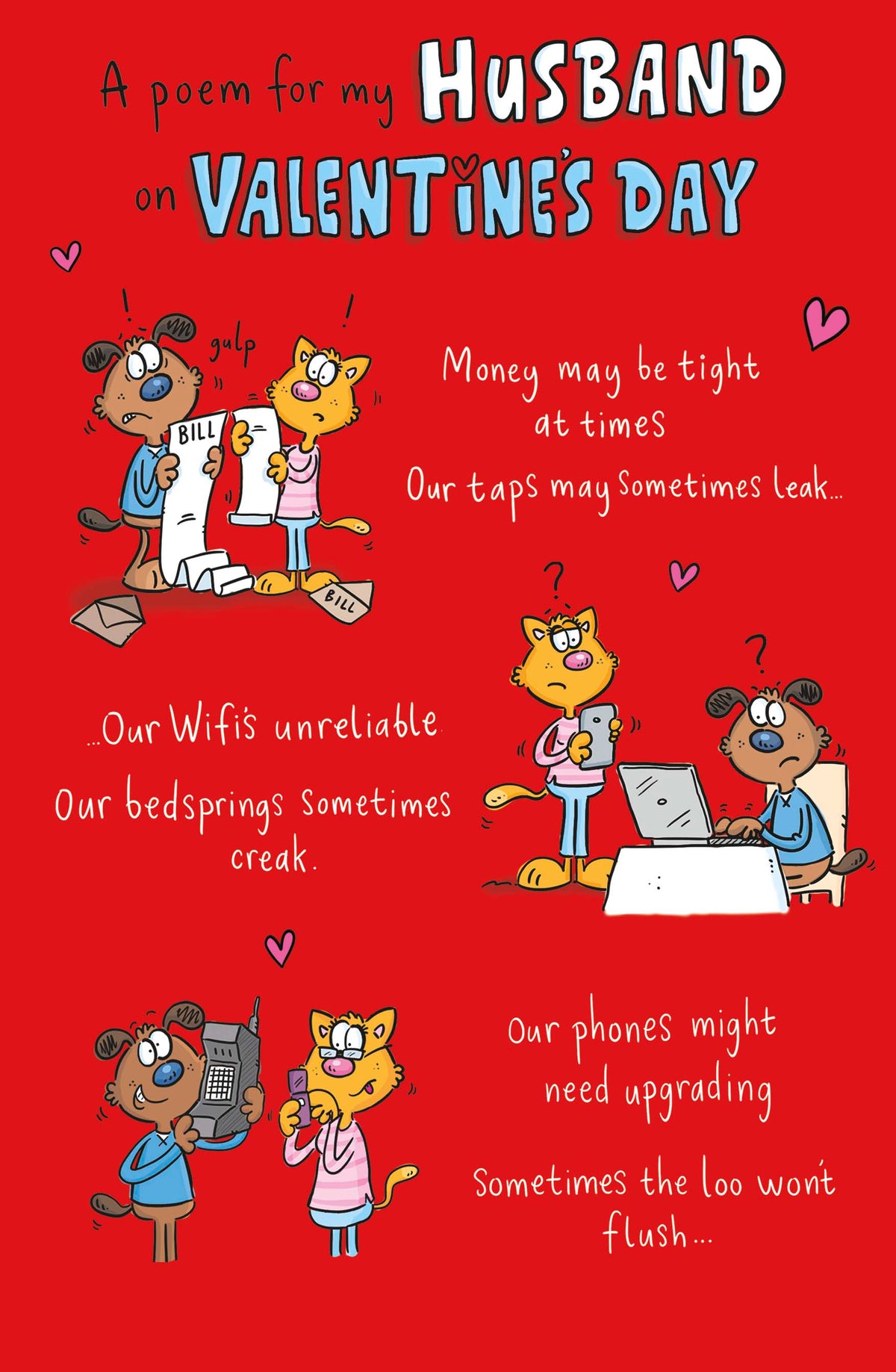 Standard Greeting Cards Husband Hum Giggles