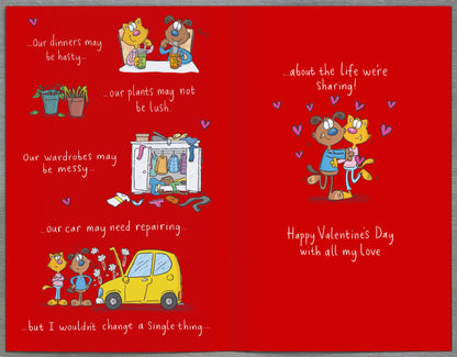 Standard Greeting Card Valentine Husband  Range: Giggles