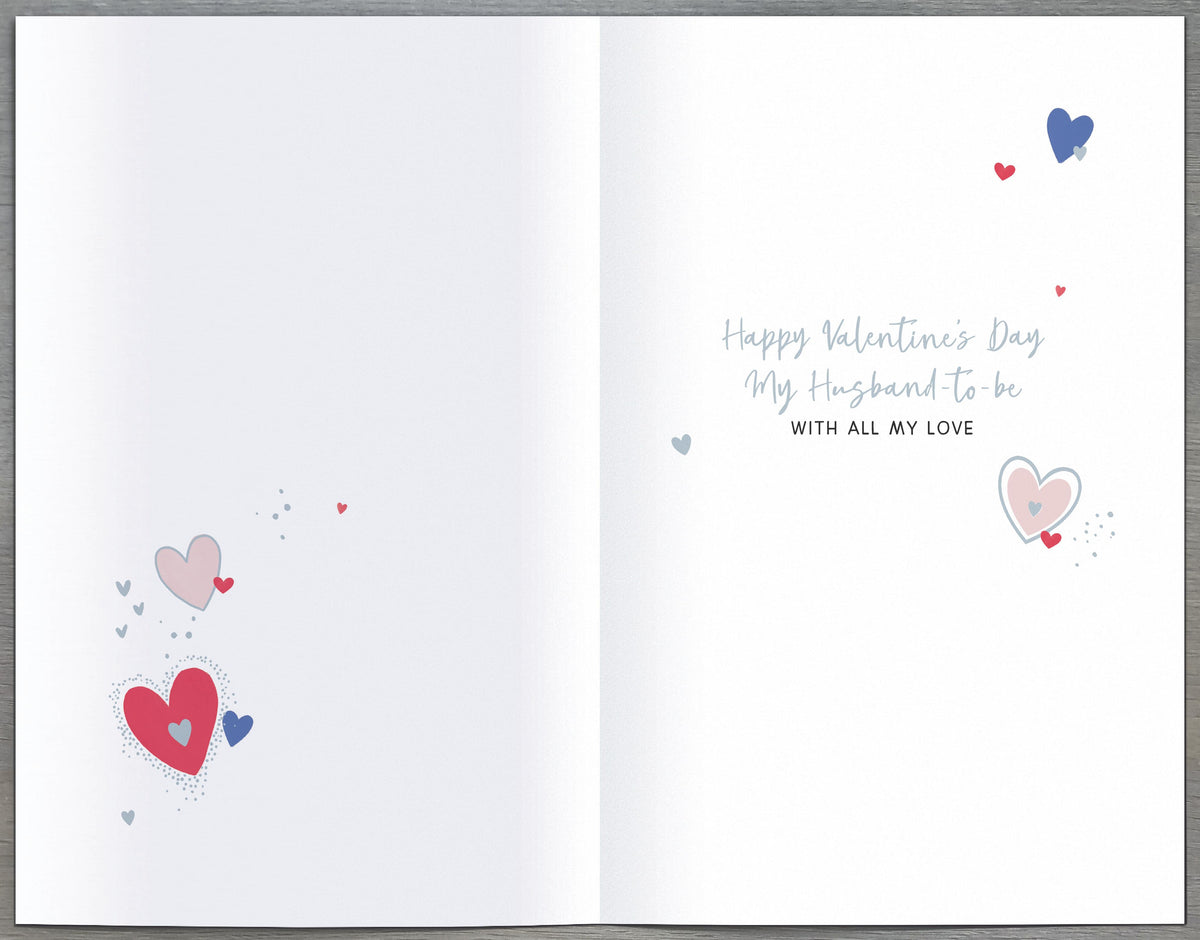 Hand Finished Greeting Cards Fiance  Modern Lettering