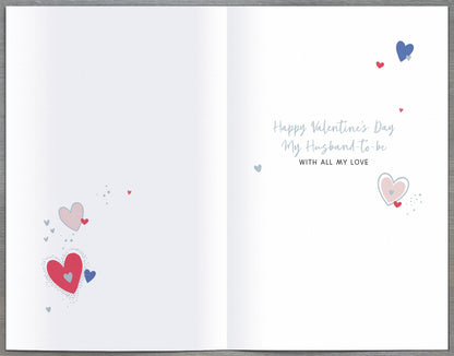 Hand Finished Greeting Cards Fiance  Modern Lettering