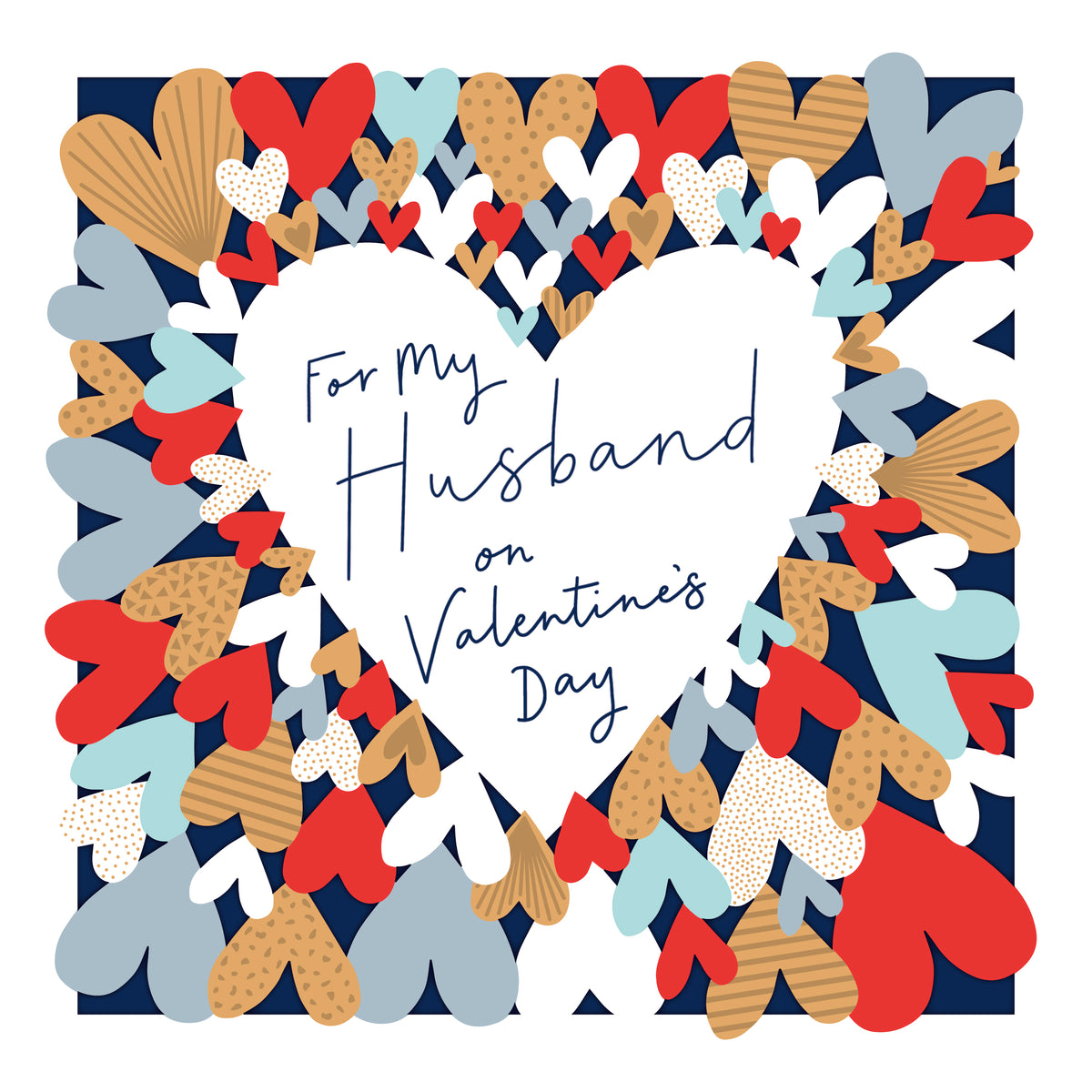Hand Finished Greeting Cards Husband  Carlton Core Line