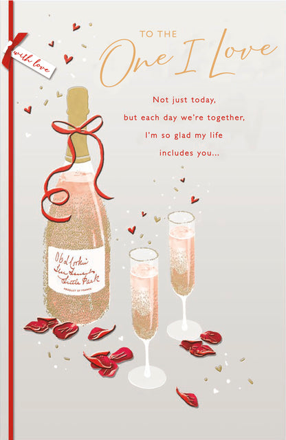 Hand Finished Greeting Cards One I Love  Gibson Core Line