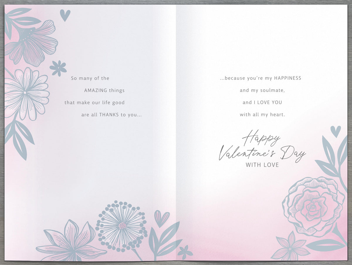 Hand Finished Greeting Cards One I Love  Gibson Core Line