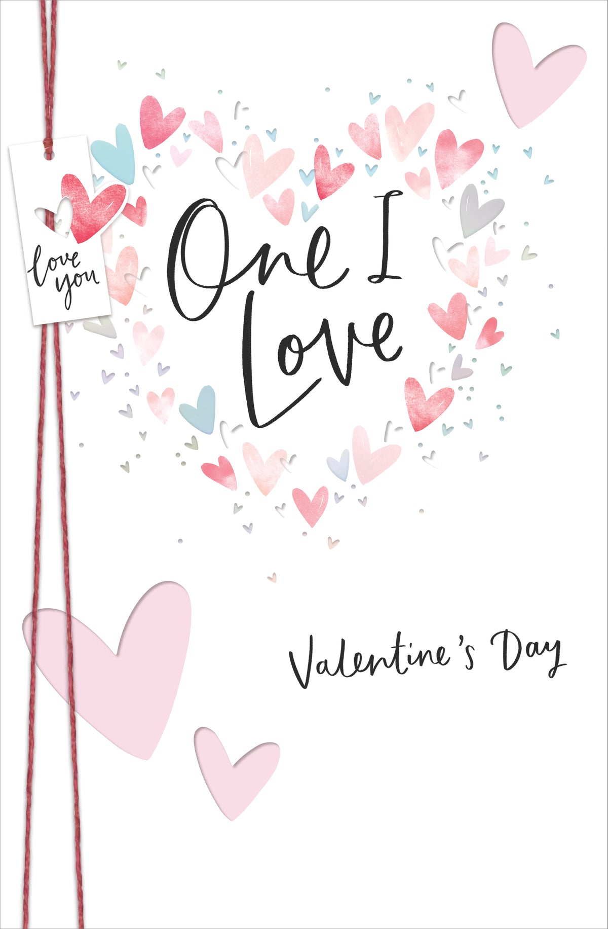 Hand Finished Greeting Cards One I Love  Gibson Core Line