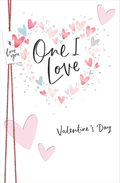 Hand Finished Greeting Cards One I Love  Gibson Core Line