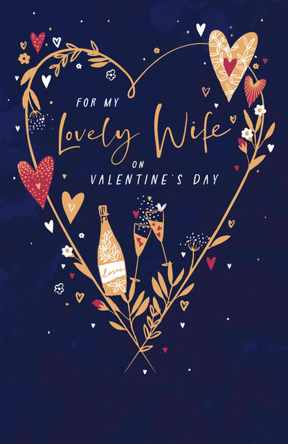 Standard Greeting Cards Wife  Carlton Core Line