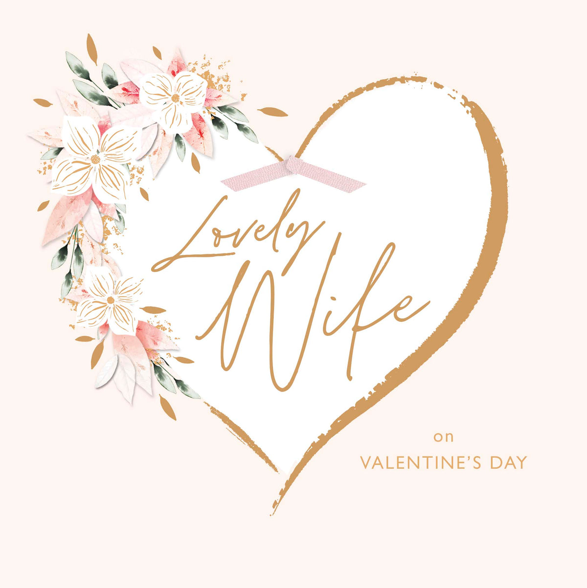 Hand Finished Greeting Cards Wife  Carlton Core Line
