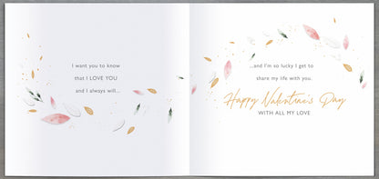 Hand Finished Greeting Cards Wife  Carlton Core Line