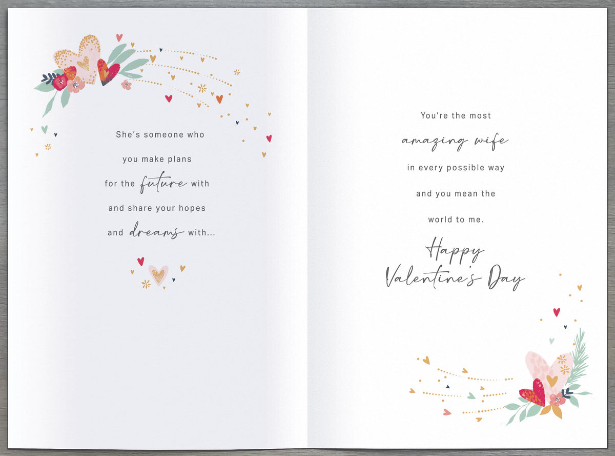 Hand Finished Greeting Cards Wife  Daydreams