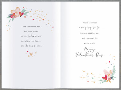 Hand Finished Greeting Cards Wife  Daydreams