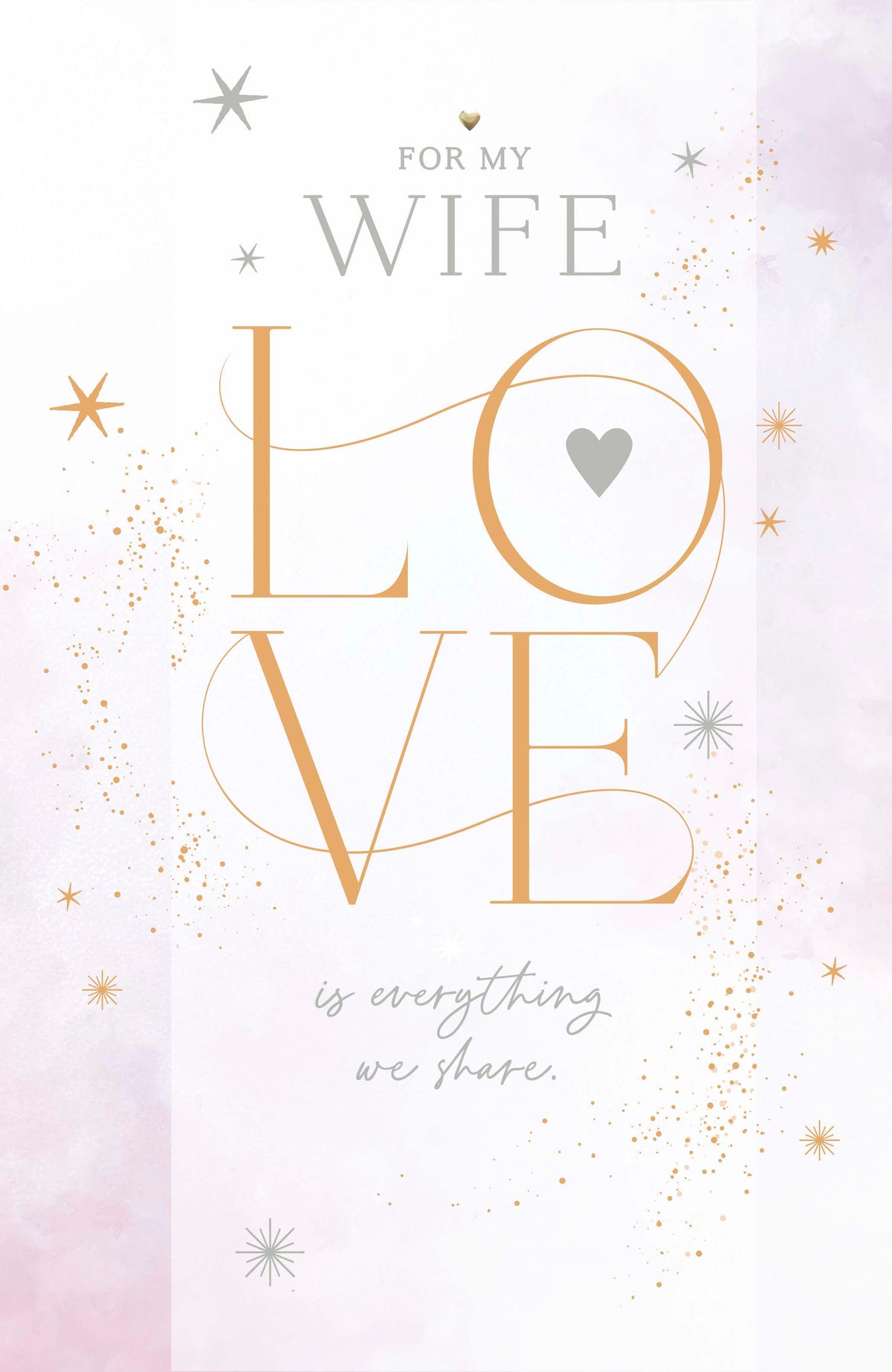 Hand Finished Greeting Cards Wife  Gibson Core Line