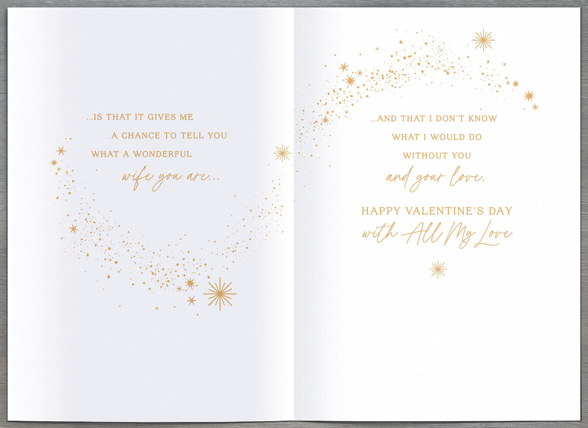 Hand Finished Greeting Cards Wife  Gibson Core Line