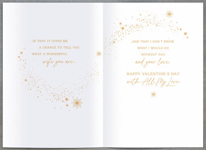 Hand Finished Greeting Cards Wife  Gibson Core Line