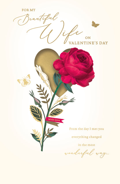 Hand Finished Greeting Cards Wife  Royal Horticultural Society