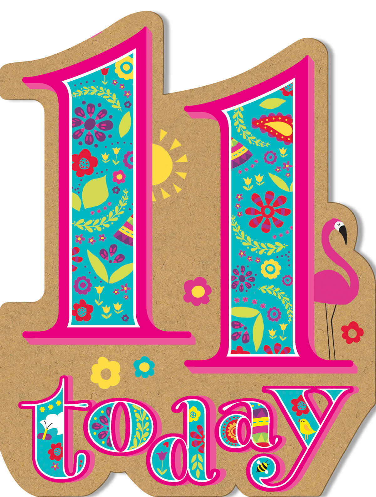 Standard Greeting Cards Birthday 11 Year Girl Juvenile Carlton Core Line