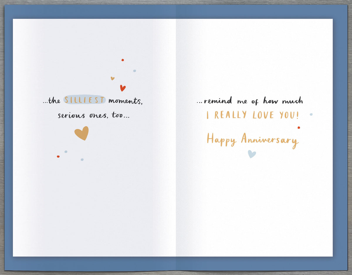 Standard Greeting Cards Anniversary Wedding Husband  Carlton Core Line