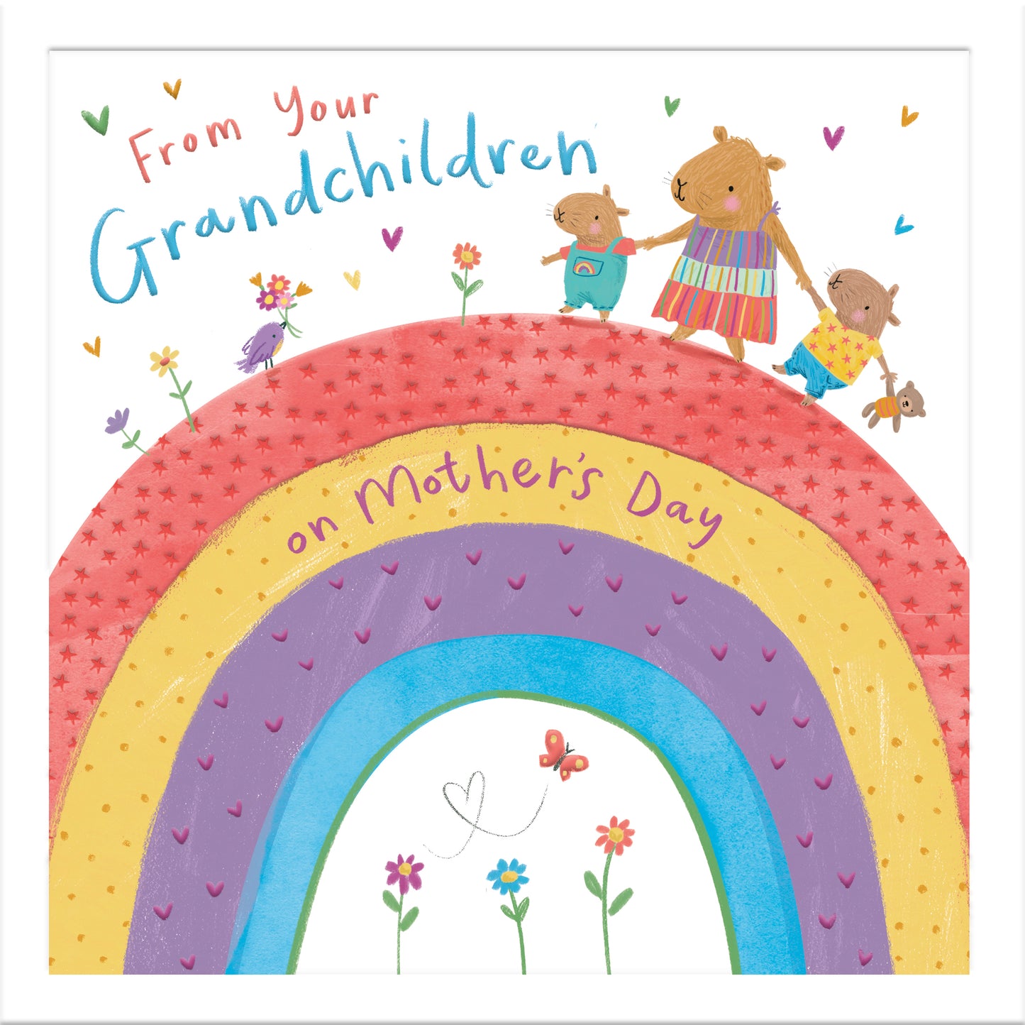 Standard Greeting Cards From Grandchildren Cute Carlton Core Line