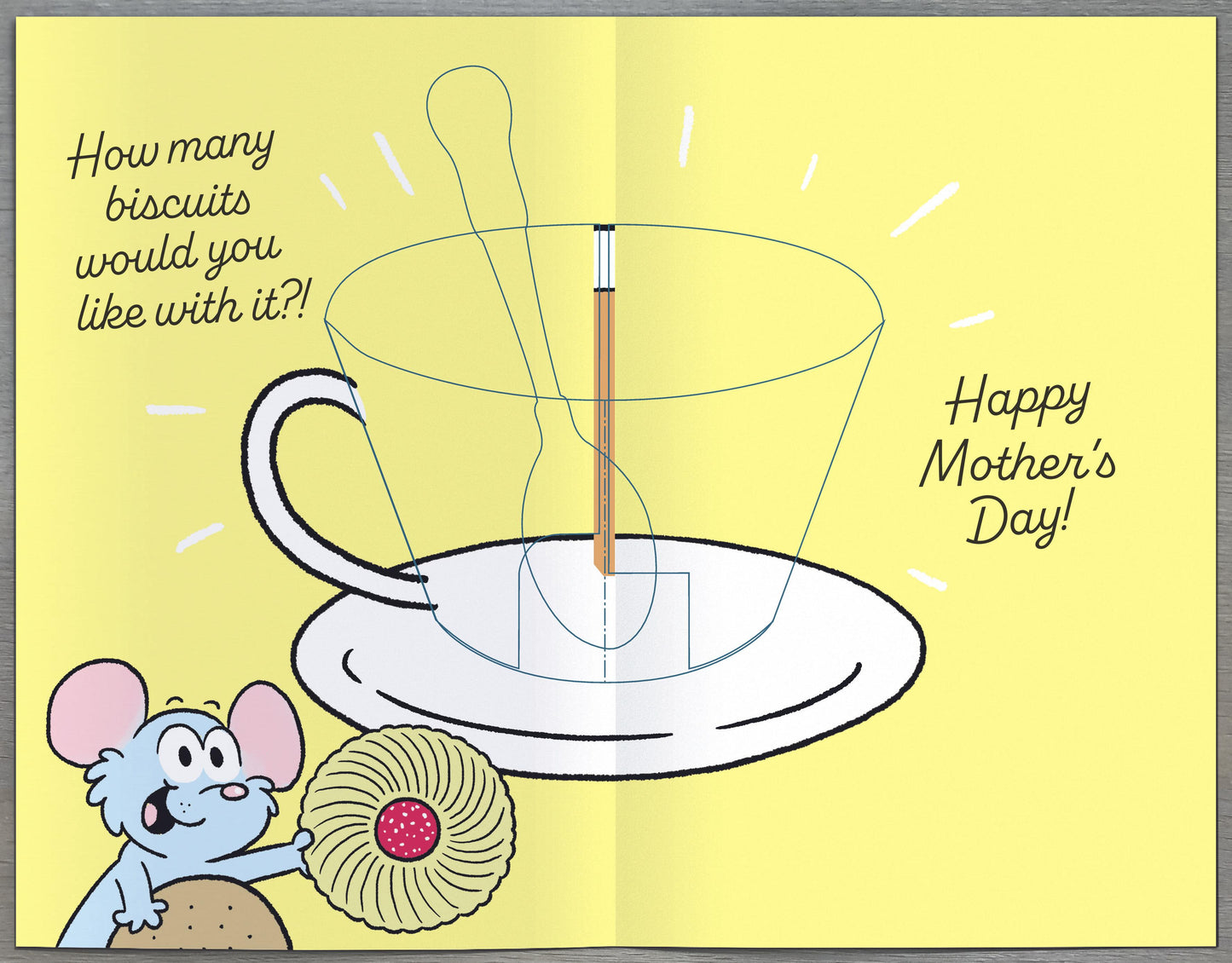 Hand Finished Greeting Cards Mum Hum Hanson Core Line