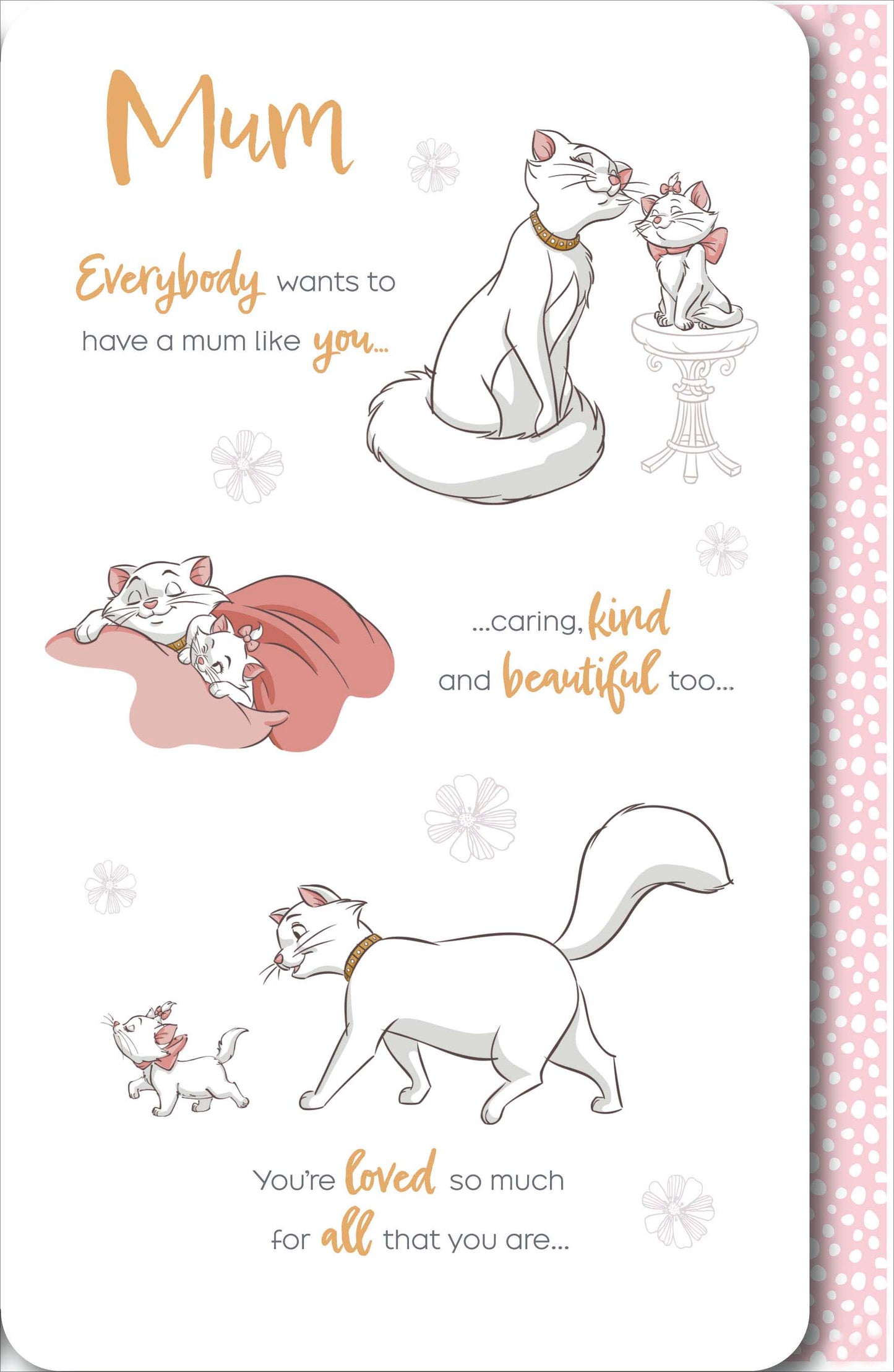 Standard Greeting Cards Mum Juvenile Disney Aristocats