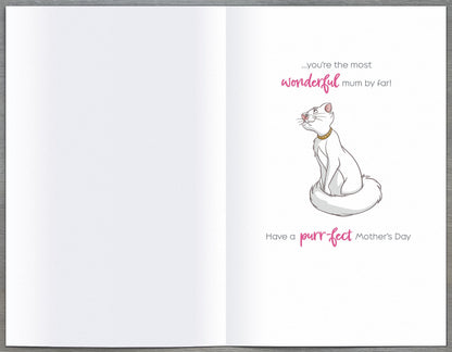 Standard Greeting Cards Mum Juvenile Disney Aristocats