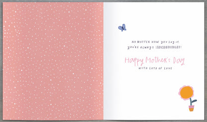 Standard Greeting Cards Mum Multi Caption  Carlton Core Line