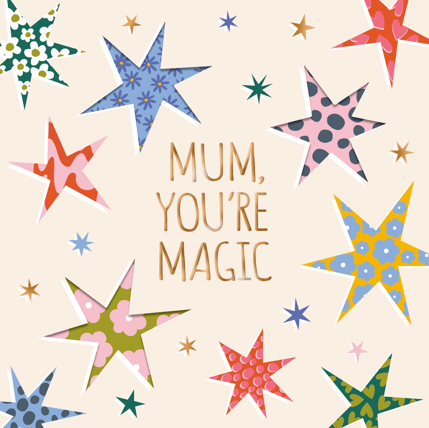 Hand Finished Greeting Cards Mum  Carlton Core Line